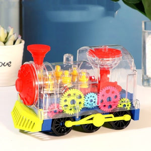 Electric Train Toy For Kids Toddlers Crawling Train With Light Sound Music Early Educational Toys Train Toys For Kids Baby Toys