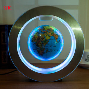Floating Globe With Decorative Led Lights