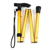 Folding Adjustable Aluminum Walking Cane with T Handle Grip