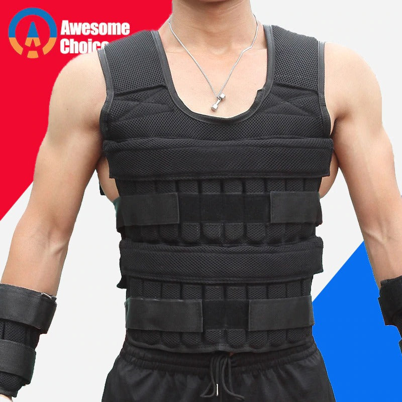 Workout Adjustable Weighted Vest, Invisible Breathable Fitness Weight Vest