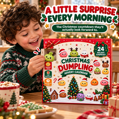 Squishy Dumpling Advent Calendar - 2026 Christmas Countdown