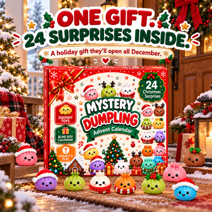 Squishy Dumpling Advent Calendar - 2026 Christmas Countdown