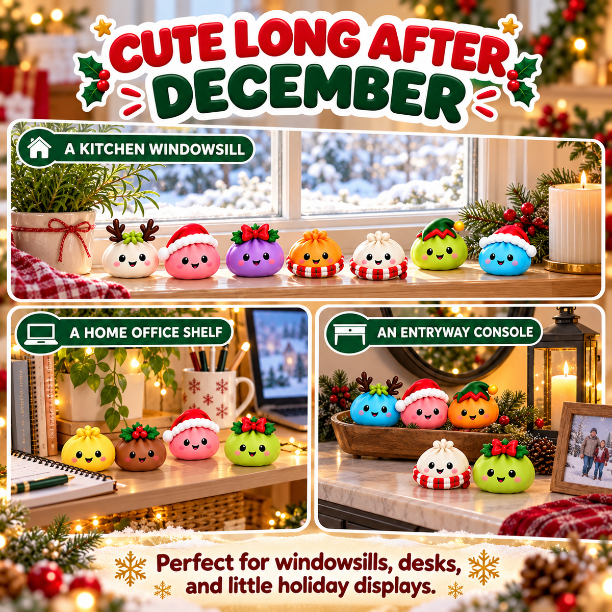 Squishy Dumpling Advent Calendar - 2026 Christmas Countdown
