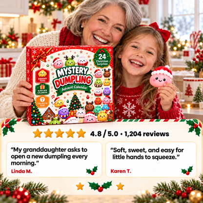 Squishy Dumpling Advent Calendar - 2026 Christmas Countdown