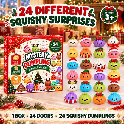 24 Surprises Dumpling Squishy Advent Calendar 2026