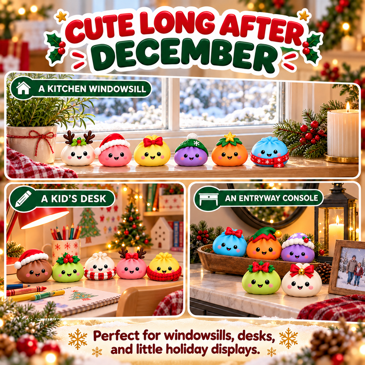 24 Surprises Dumpling Squishy Advent Calendar 2026