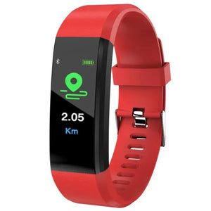 Waterproof Fitness Smartwatch with Heart & BP Monitor