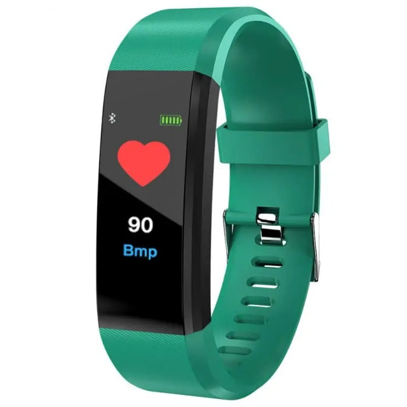 Waterproof Fitness Smartwatch with Heart & BP Monitor