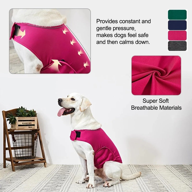 Dog Anxiety Vest Calming Shirt for Small to Large Pets