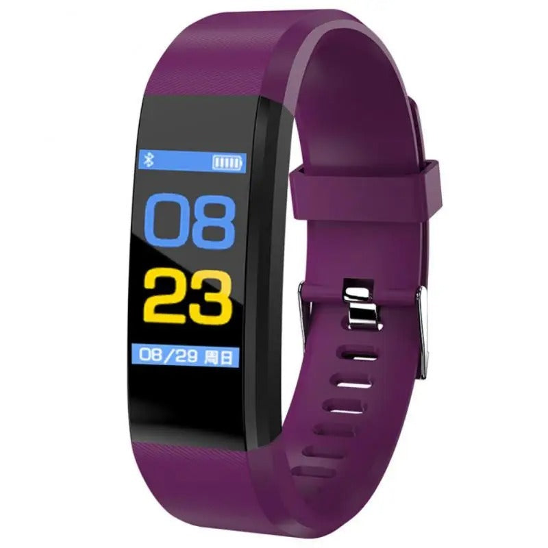 Waterproof Fitness Smartwatch with Heart & BP Monitor