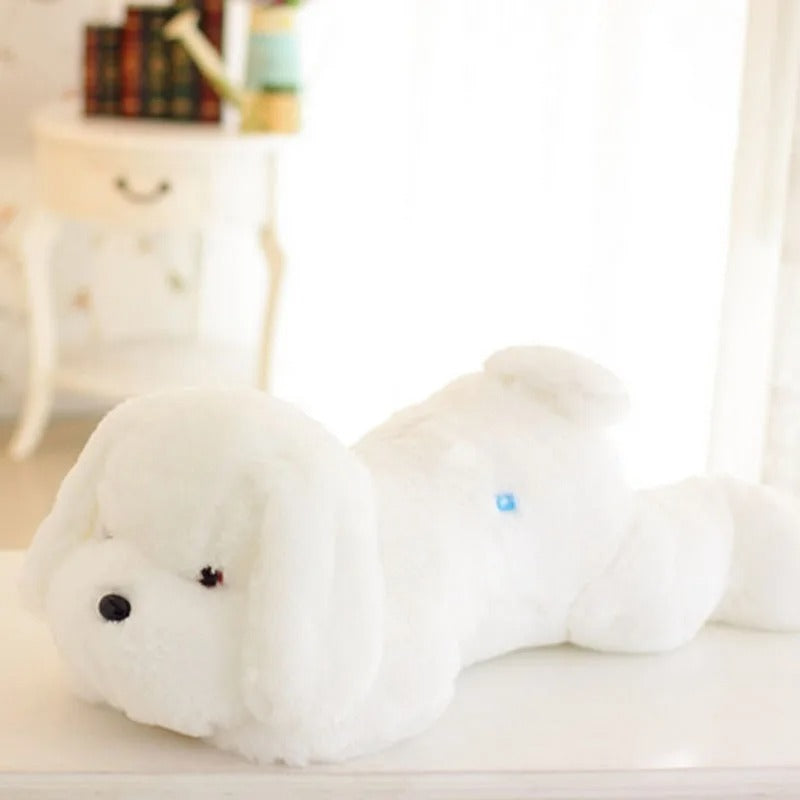 Glowing LED Dog Plush Toy for Kids Gift