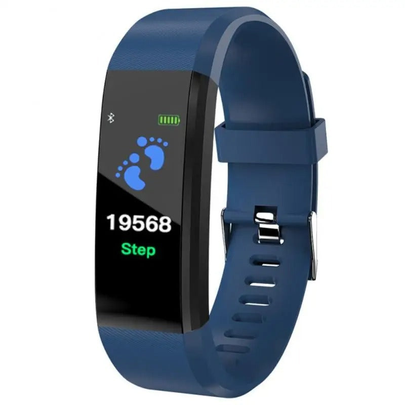 Waterproof Fitness Smartwatch with Heart & BP Monitor