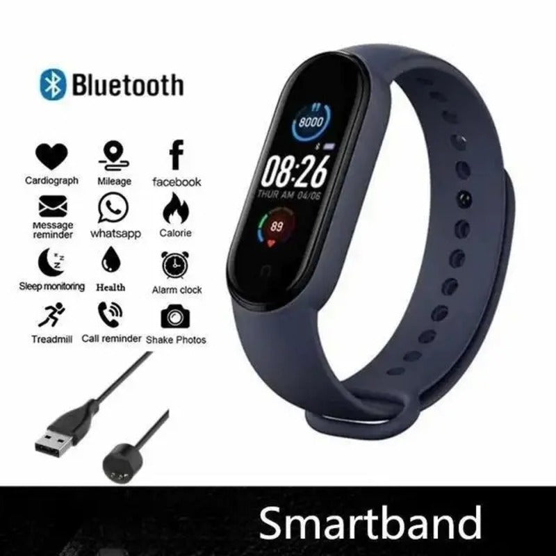 Smart Bluetooth Watch with Step Counter & Alerts