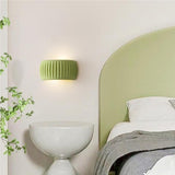Modern Art Deco Resin Ribbed Wall Sconce HL225