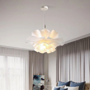 Nordic White Flower Pendant Light Modern Ceiling Fixture