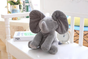 Peek-A-Boo Elephant Plush Toy Children'S Educational Electric