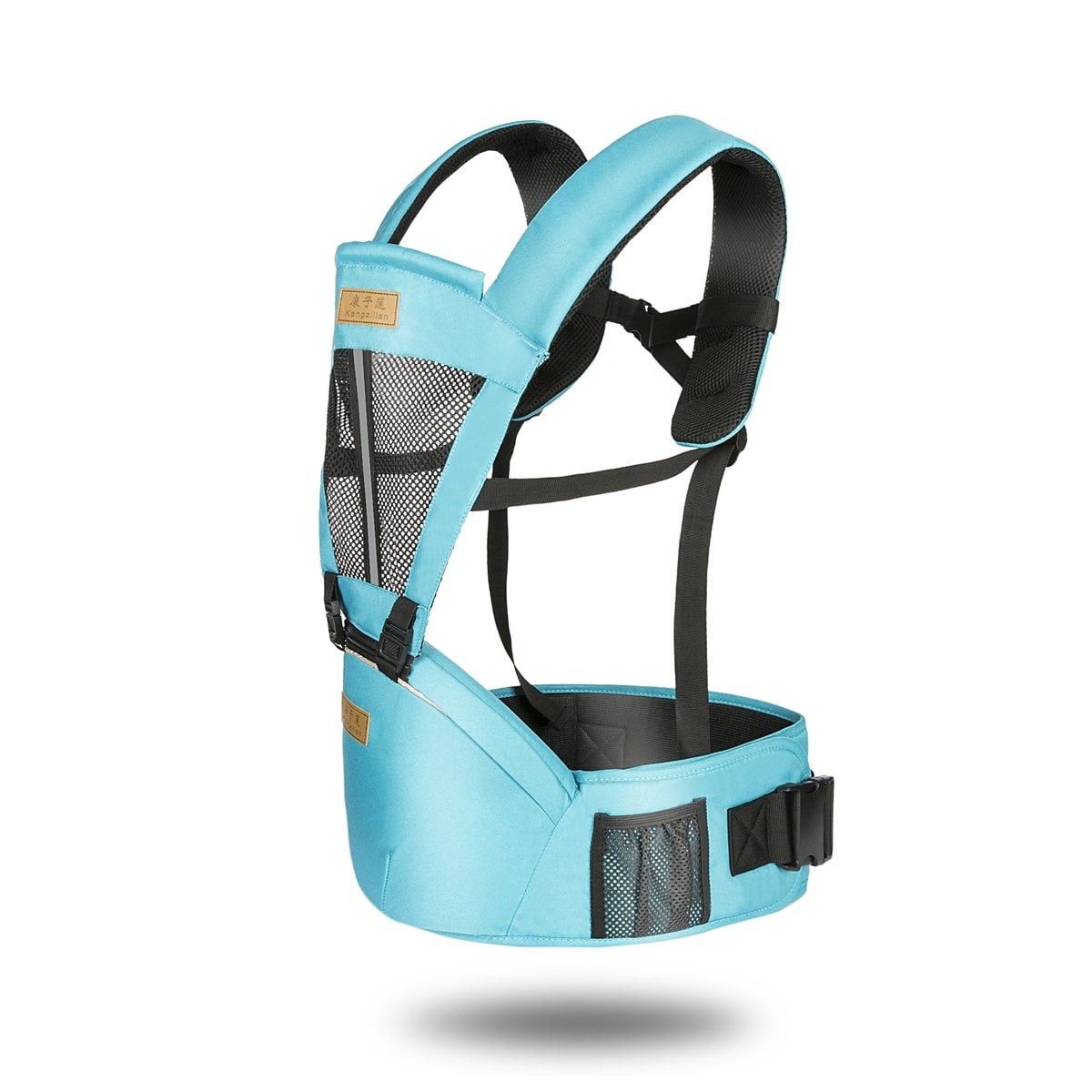 3 In 1 Ergonomic Kangaroo Baby Carrier, Newborn Baby Waist Stool Breathable Backpacks Carriers