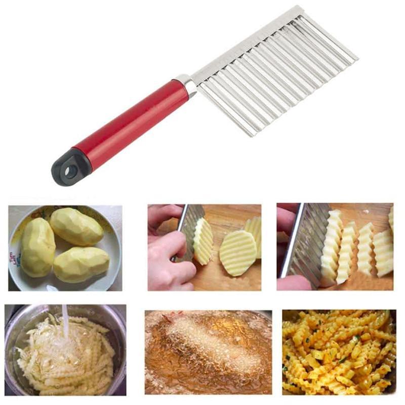 Multifunctional Stainless Steel Crinkle Cutter Knife For Vegetables