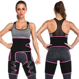 Waist and Thigh Trimmer Sweat Belt for Slimming & Shaping