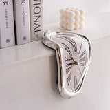 Surreal Melting Wall Clock with Roman Numerals Quartz Movement