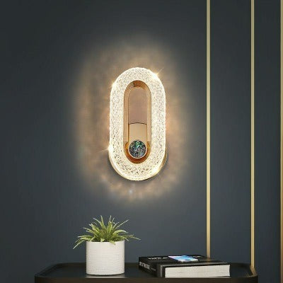Modern Crystal Wall Lamp For Kitchen Bedroom Living Room