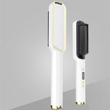 Multifunctional Hair Straightener Brush With Lcd Display