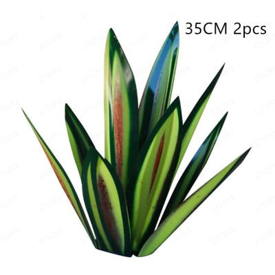 Metal Agave Plant Sculpture For Outdoor Patio Garden