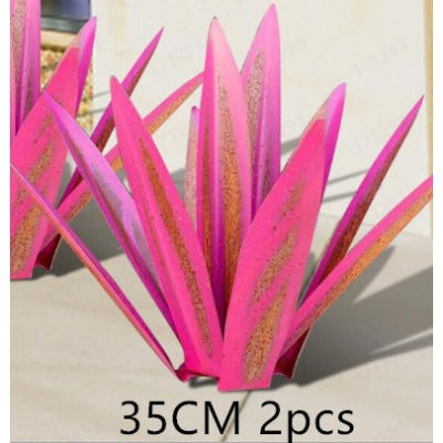 Metal Agave Plant Sculpture For Outdoor Patio Garden