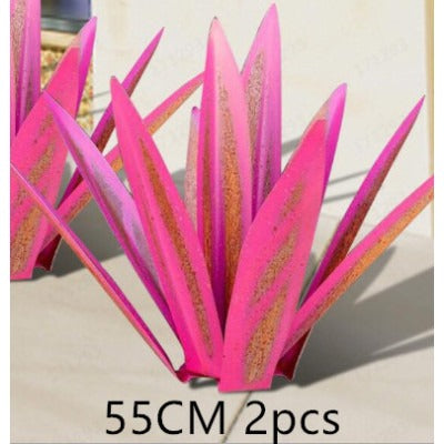 Metal Agave Plant Sculpture For Outdoor Patio Garden