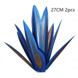 Metal Agave Plant Sculpture For Outdoor Patio Garden