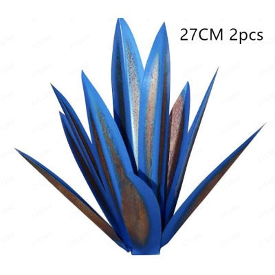 Metal Agave Plant Sculpture For Outdoor Patio Garden