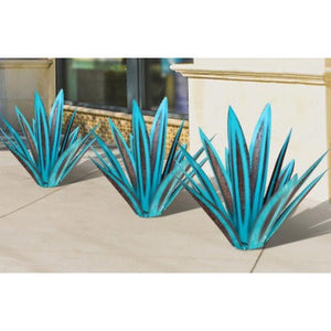 Metal Agave Plant Sculpture For Outdoor Patio Garden