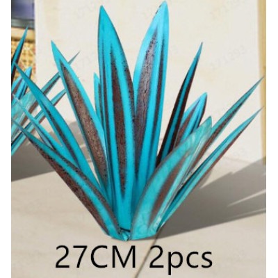 Metal Agave Plant Sculpture For Outdoor Patio Garden