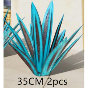 Metal Agave Plant Sculpture For Outdoor Patio Garden