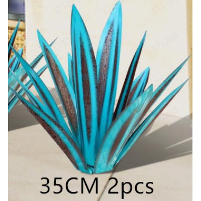 Metal Agave Plant Sculpture For Outdoor Patio Garden
