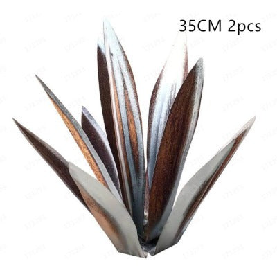 Metal Agave Plant Sculpture For Outdoor Patio Garden