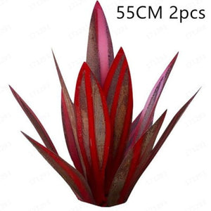 Metal Agave Plant Sculpture For Outdoor Patio Garden