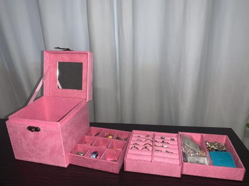 Portable Makeup and Jewelry Box for Travel photo review