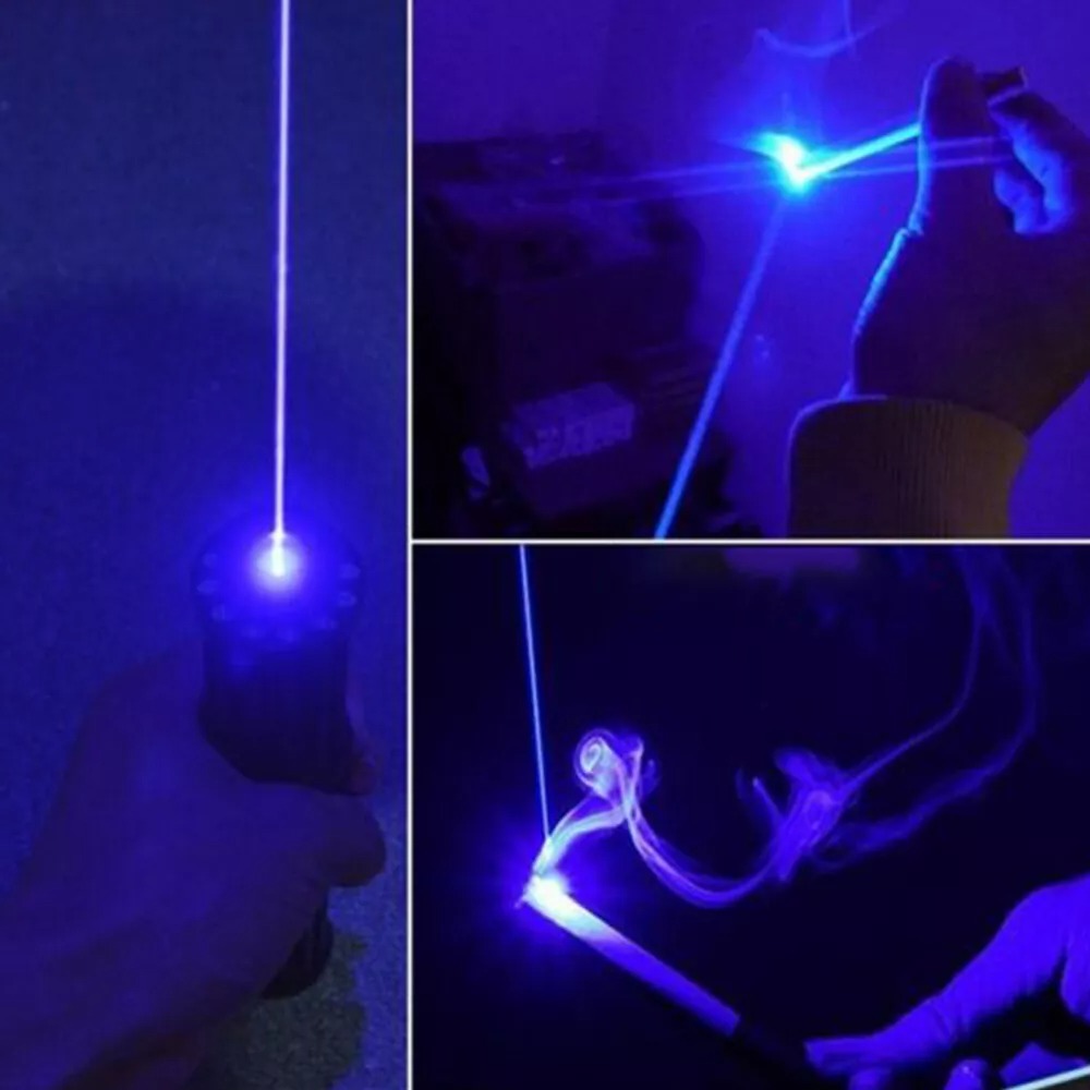 Most Powerful 100000M 450Nm High Power Blue Laser Pointer Flashlight Wicked Lazer Torch