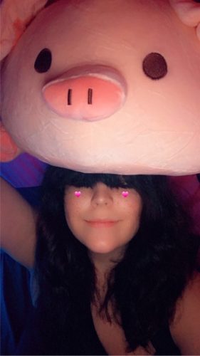 Fashionable Plump Pig Plush Toy - Soft and Cuddly Companion photo review