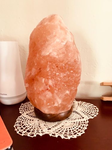 Himalayan Salt Lamp Humidifier: Natural Air Purification and Aromatherapy photo review