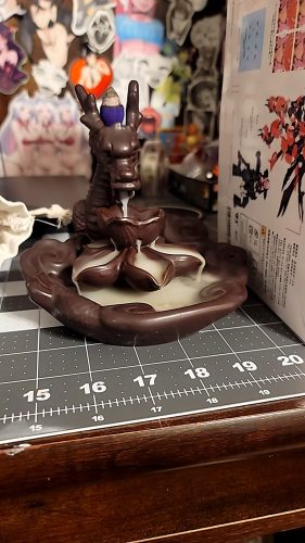 Unique Dragon-Shaped Backflow Incense Burner for Home Decor photo review