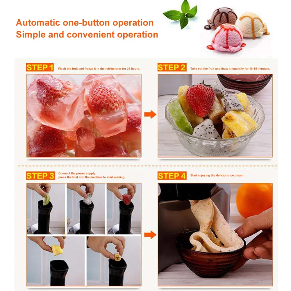 Automatic Fruit Ice Cream Maker