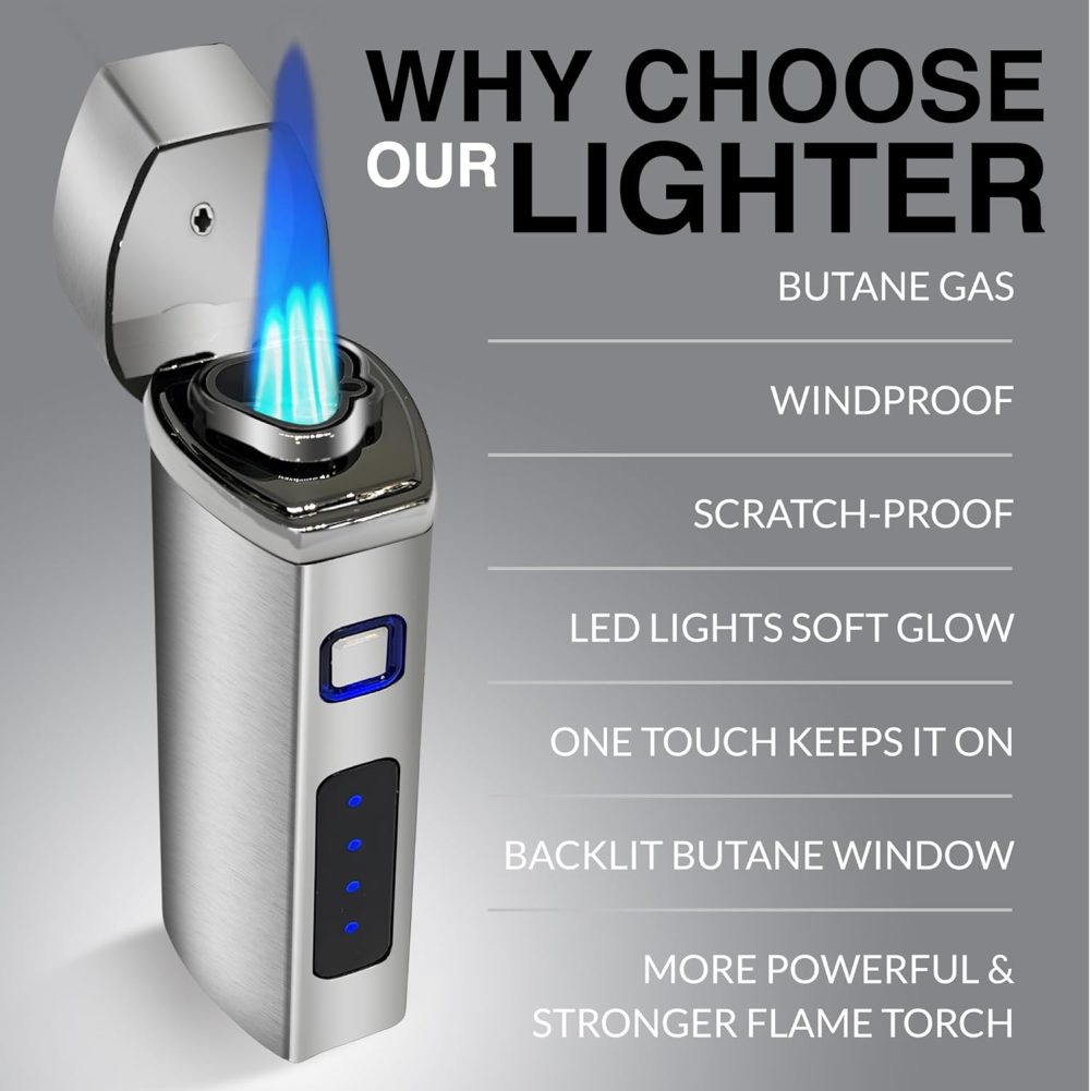 Electric Torch Lighter With Micro Usb Charging Cable