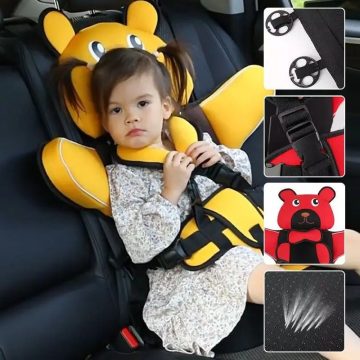 Portable Children'S Car Seat - Adjustable Stroller 6 Months To 12 Years Old Breathable Chairs