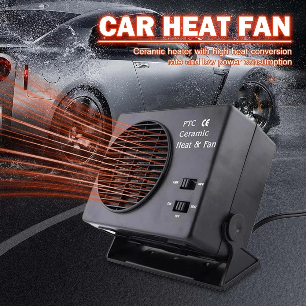 Car Heater 150W 300W 12V Ceramic Car Fan Heater